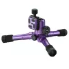 Tripé Mantona 21188 para câmaras digitais/cinema 3 pernas roxo