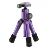 Tripé Mantona 21188 para câmaras digitais/cinema 3 pernas roxo