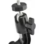 Suporte de ventosa XL mantona 21281 com rosca de 1/4 de polegada e suporte GoPro