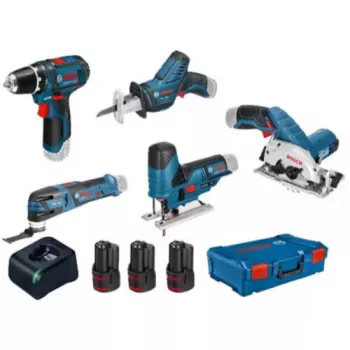 Conjunto de ferramentas de 5 peças com bateria de 12V Bosch 0615A0017C com XL-Boxx