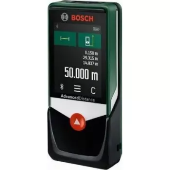Medidor de distância a laser Bosch AdvancedDistance 50C — alcance de 50 m, modelo 0603672202