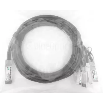 Cabo InfiniBand/fibra ótica BlueOptics 5 m QSFP 4xSFP+ preto
