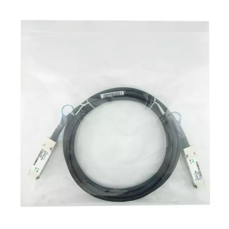 Cabo de fibra ótica InfiniBand BlueOptics 3 m QSFP28 preto