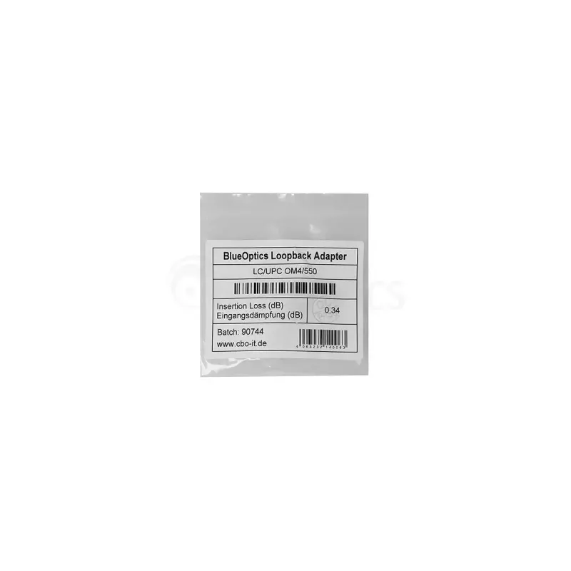 Adaptador de fibra ótica LC BlueOptics BOLBLCOM4 preto rosa