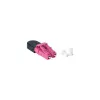 Adaptador de fibra ótica LC BlueOptics BOLBLCOM4 preto rosa