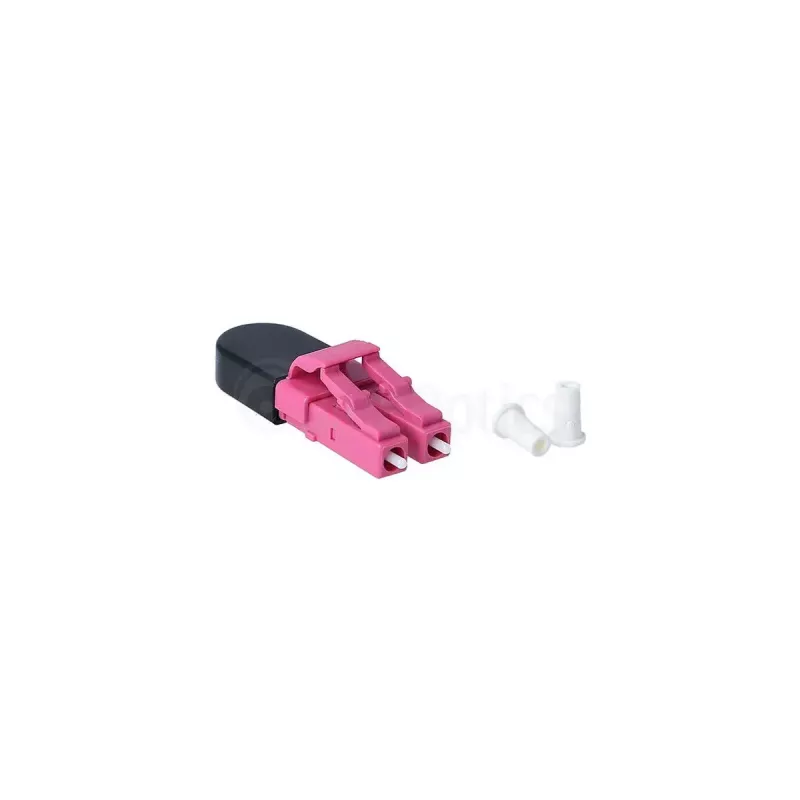 Adaptador de fibra ótica LC BlueOptics BOLBLCOM4 preto rosa