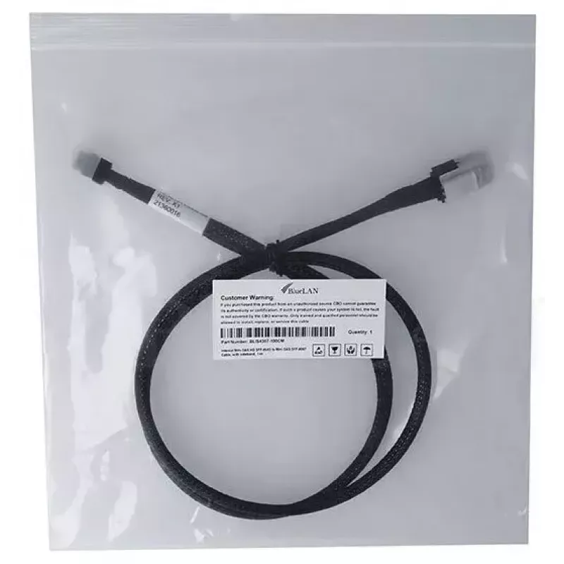 Cabo SAS BlueOptics BLIS4387-50CM 0,5 m MiniSAS-HD MiniSAS 6 Gbit/s