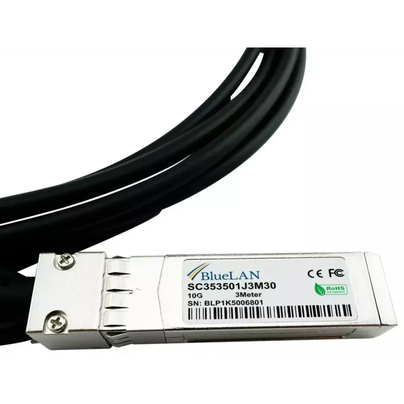 Cabo de fibra ótica InfiniBand BlueOptics R9D19A-BL 1 m SFP+ ficha/ficha