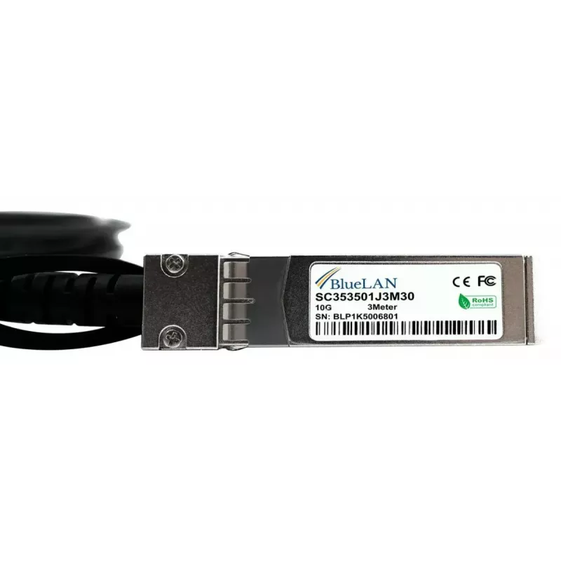 Cabo de fibra ótica InfiniBand BlueOptics R9D19A-BL 1 m SFP+ ficha/ficha