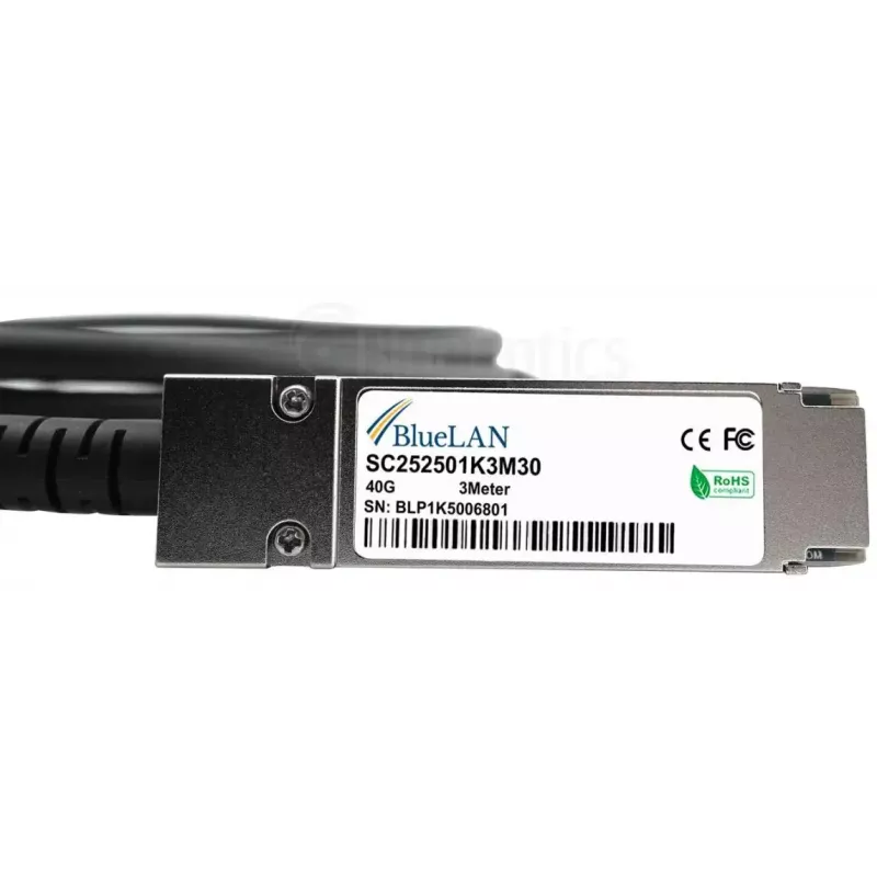 Cabo de fibra ótica BlueOptics X66100-2-BL InfiniBand 2 m QSFP