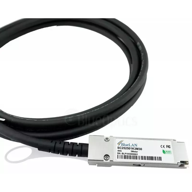 Cabo de fibra ótica BlueOptics X66100-5-BL InfiniBand 5 m QSFP