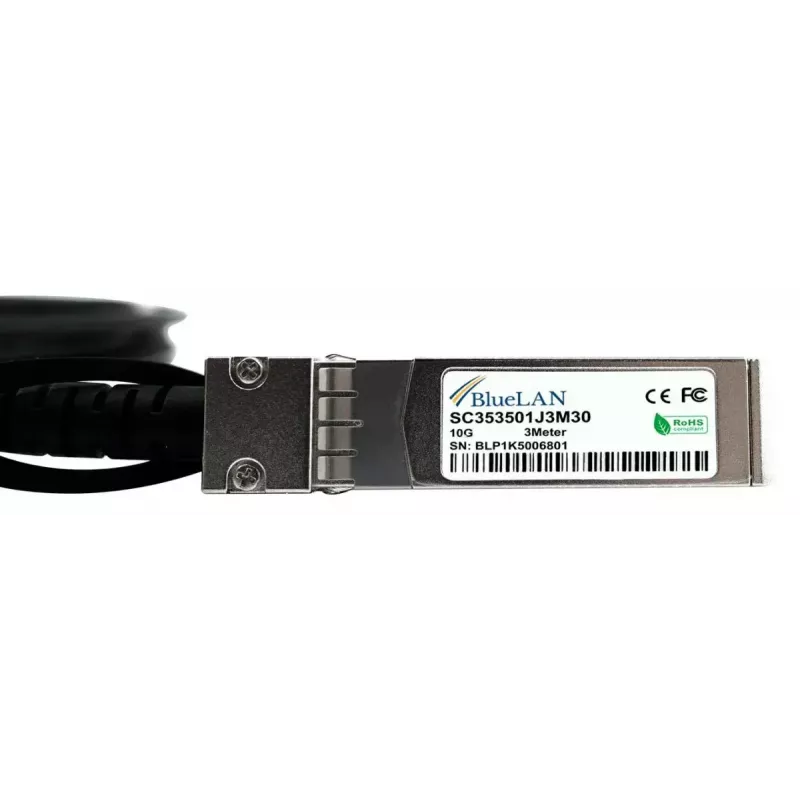 Cabo de fibra ótica InfiniBand BlueOptics 3 m SFP+ preto 55114207-BL