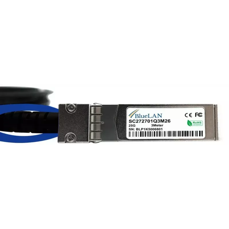 Cabo de fibra ótica InfiniBand BlueOptics X66130-05-BL 0,5 m SFP28 preto