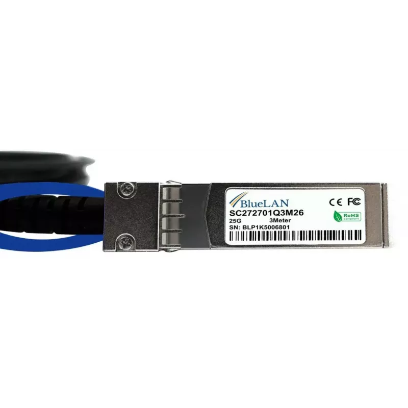 Cabo de fibra ótica InfiniBand BlueOptics X66130-2-BL 2 m SFP28 preto