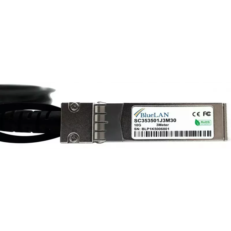 Cabo SFP+ BlueOptics SFP-10G-CU-3M-NE-BL 3 m macho/macho