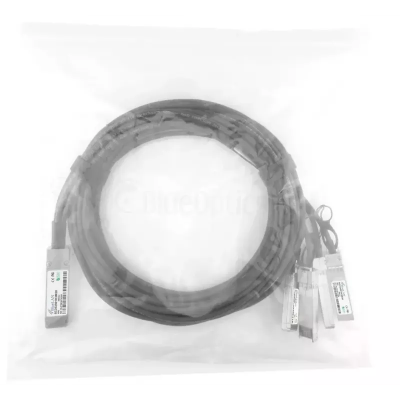 Cabo de fibra ótica InfiniBand BlueOptics Q+BC0003-S+-BL 3 m QSFP 4xSFP+