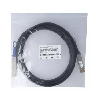 Cabo DAC BlueOptics PAN-QSFPDD-DAC-2M-BL QSFP-DD InfiniBand 2 m preto