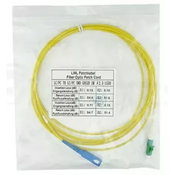 BlueOptics SFP2122BU7.5MX Cabo patch simplex LC-UPC/SC-APC OS2 7,5 m