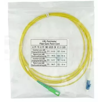 BlueOptics SFP2122BU2MS Cabo patch simplex LC-UPC/SC-APC OS2 2 m