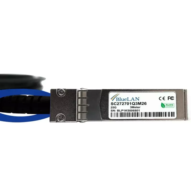 Cabo de fibra ótica InfiniBand BlueOptics SFP-H25G-CU5M-BL 5 m SFP28 preto