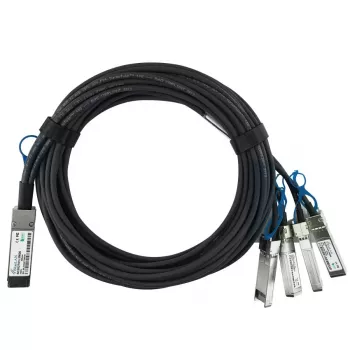 Cabo de rede BlueOptics DAC-Q28-S28-2M-BL QSFP28 4xSFP28 InfiniBand 2 m preto