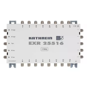 Multicomutador de satélite Kathrein EXR 25516 5 entradas 16 saídas