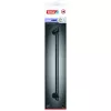 Toalheiro de parede Tesa MOON preto — barra de toalhas para casa de banho, modelo 40621-00000-00