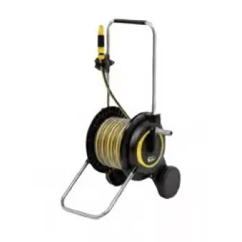 Carro de mangueira Kärcher 2.645-364.0 preto amarelo mangueira 20m