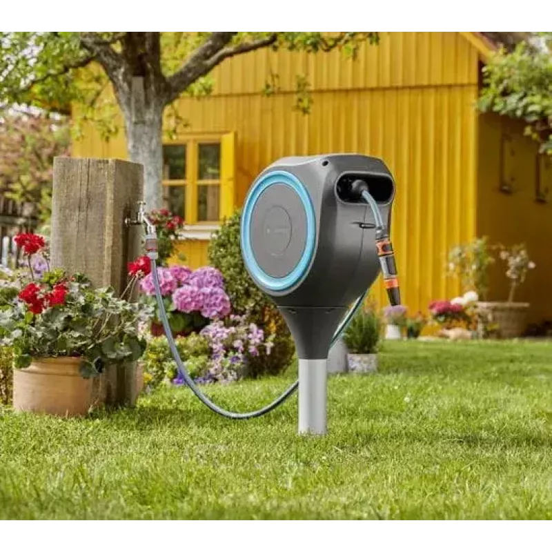 Mangueira de jardim Gardena RollUp S 15 m de superfície teal