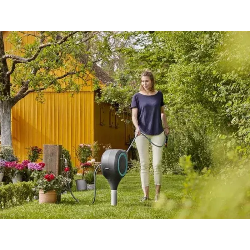 Mangueira de jardim Gardena RollUp S 15 m de superfície teal
