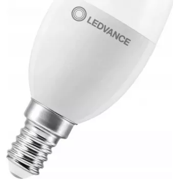 Lâmpada LED Ledvance 4,9 W (equivalente a 40 W) E14 B35 470 lm 2700 K vela fosca regulável