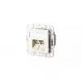 Tomada de rede RJ-45 BTR 130C381101-I, Cat6a, branco