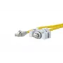 Cabo de rede METZ CONNECT E-DAT V6 15m Cat6 S/FTP amarelo