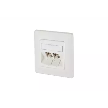 Tomada de rede RJ-45 BTR NETCOM 130B12D21002-E branco