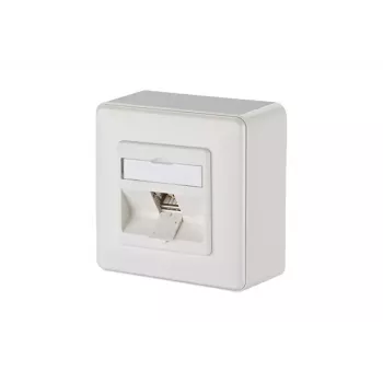 Tomada RJ-45 BTR NETCOM 130B12D10002-E branco