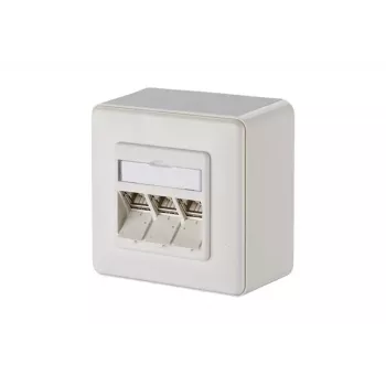 Tomada RJ-45 BTR NETCOM 130B12D30002-E branco