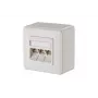 Tomada RJ-45 BTR NETCOM 130B12D30002-E branco