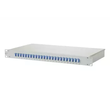 METZ CONNECT OpDAT fix 1U Caixa de emendas, 24x LC Duplex, OS2, cinzento (1502597424-E)