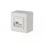 Tomada 2 x RJ-45 METZ CONNECT 130B10D20002-E branco