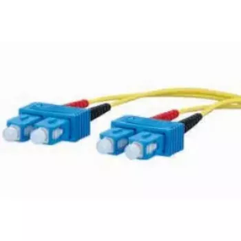 Cabo de fibra ótica METZ CONNECT 151P1EOEO10E 2x SC OS2 1m amarelo