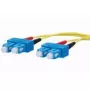Cabo de fibra ótica METZ CONNECT 151P1EOEO10E 2x SC OS2 1m amarelo