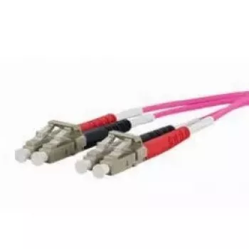 Cabo de fibra ótica METZ CONNECT 151S1JOJO10E 1 m 2x LC rosa