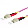 Cabo de fibra ótica METZ CONNECT 151S1JOJO30E 3 m LCD violeta