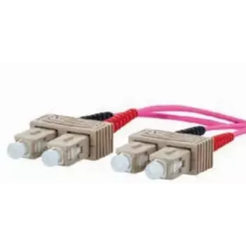 Cabo de fibra ótica METZ CONNECT 151S1EOEO20E 2x SC OM4 2 m rosa