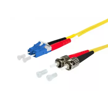 Cabo de fibra ótica METZ CONNECT 151P1JOAO30E LC 2x ST I-V(ZN) H 3 m amarelo
