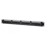 Patch panel MetzConnect 130A08-AP29-E 24 portas RJ-45 Cat5e 1U preto