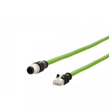 Cabo de rede METZ CONNECT 142M4D15100 RJ-45 M12 Cat5e 10 m verde