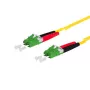 Cabo de fibra ótica METZ CONNECT 151P1JAJA50E LCD LC/APC OS2 5 m amarelo