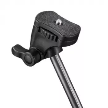 Pau de selfie Mantona com punho preto cinzento 91 cm para câmara
