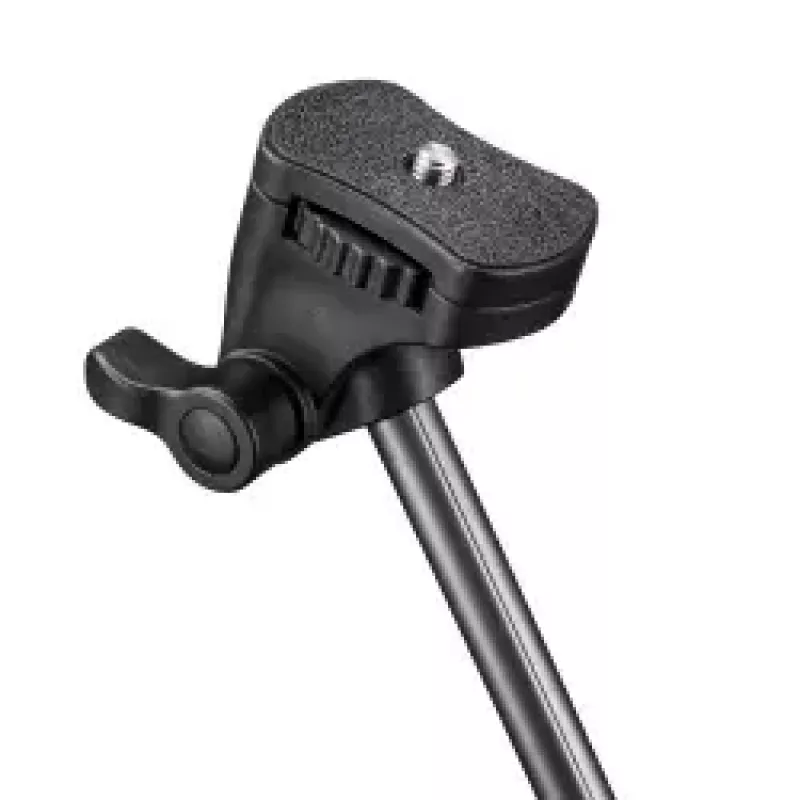 Pau de selfie Mantona com punho preto cinzento 91 cm para câmara